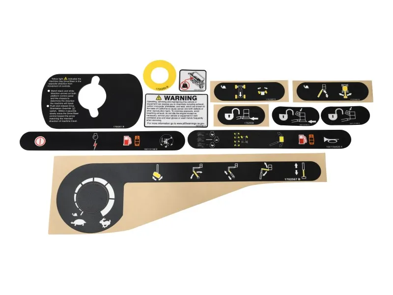 KIT,1200SJP CONSOLE BOX DECAL